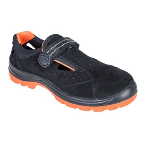 Steel Cow Suede Leather Sandal S1 SR FO Thumbnail